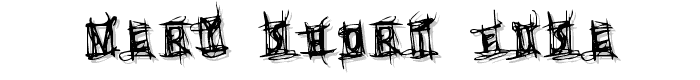 Very Short Fuse font